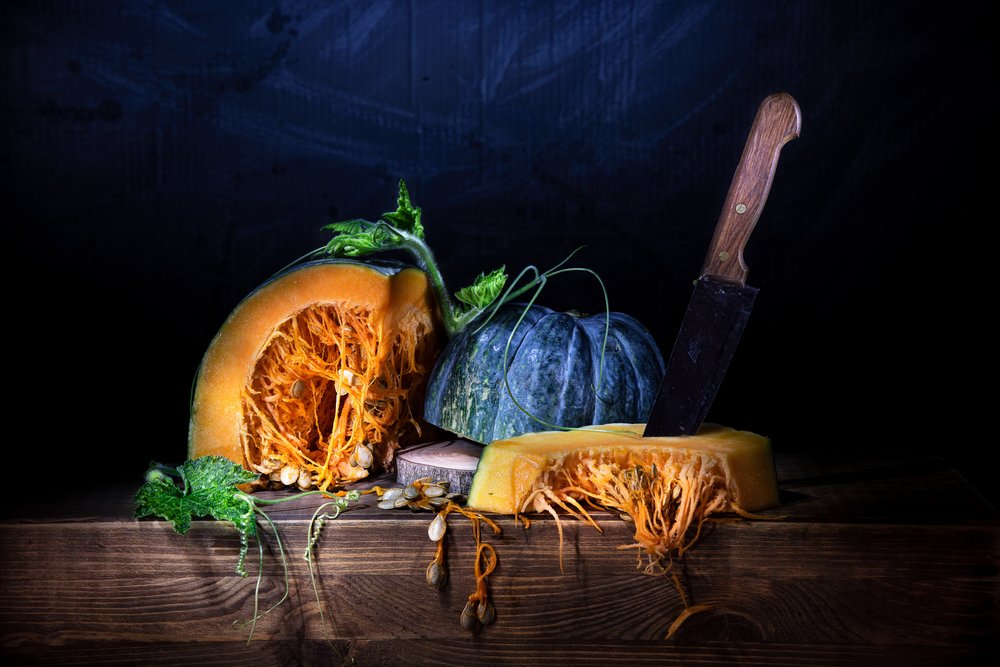 Moody Pumpkin Harvest by Felice Angelino