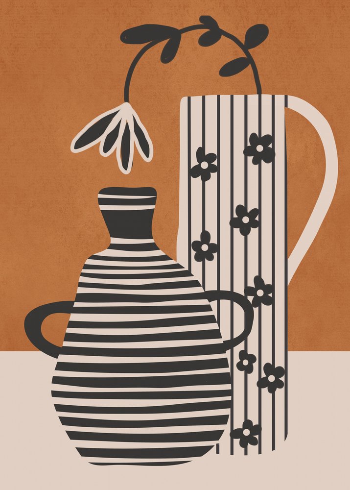 Boho Vases and Bloom by Flow Line