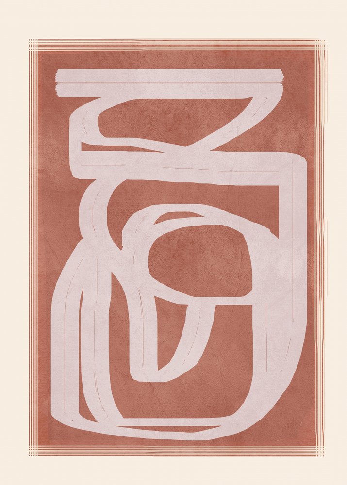 Earthy Abstract Flow by Flow Line