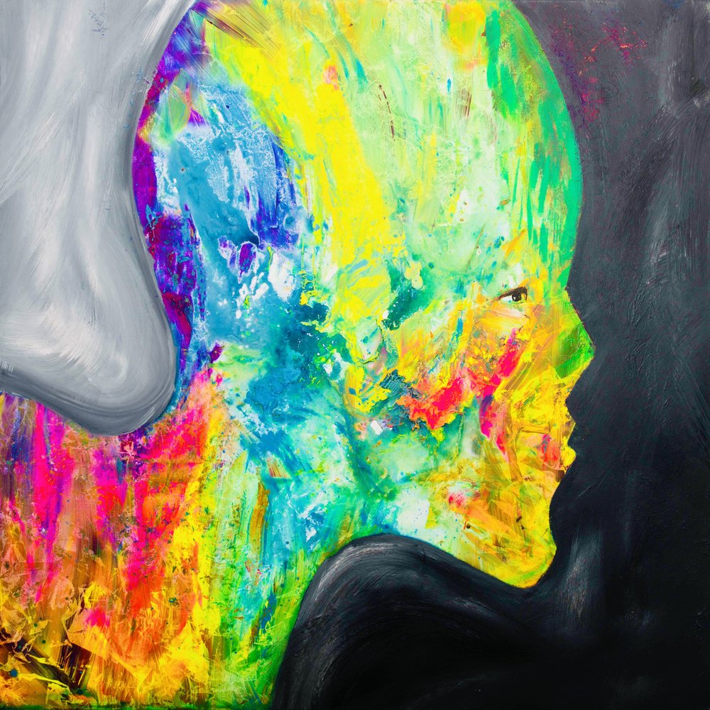 Vibrant Abstract Profile by Fredrik Olsen