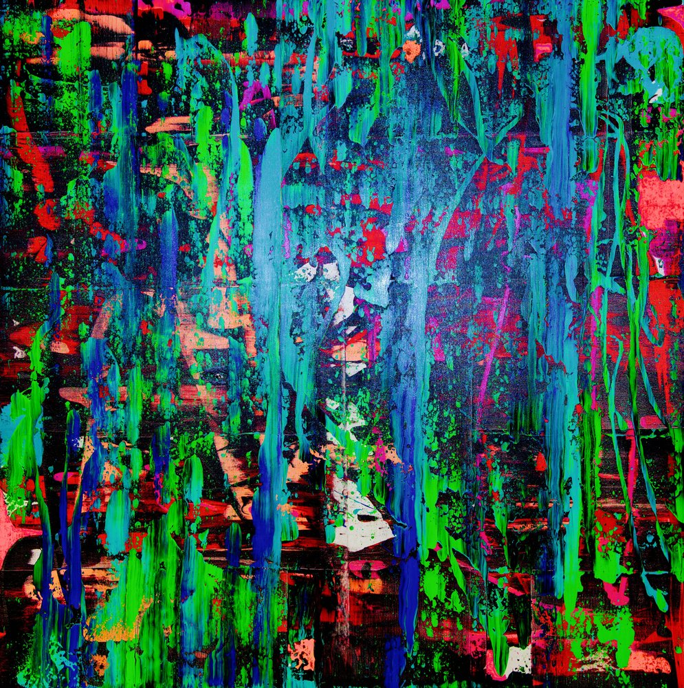 Vibrant Paint Drips by Fredrik Olsen