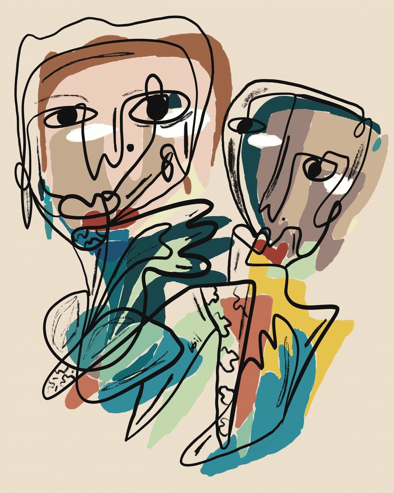 Modern Abstract Figures by GIovanna Gil Alves