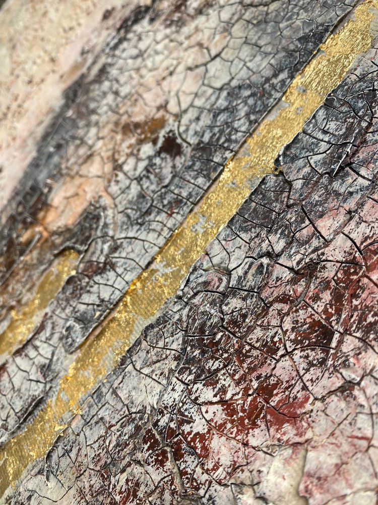 Golden Cracked Texture by Gabriela Aleksandra Szuba