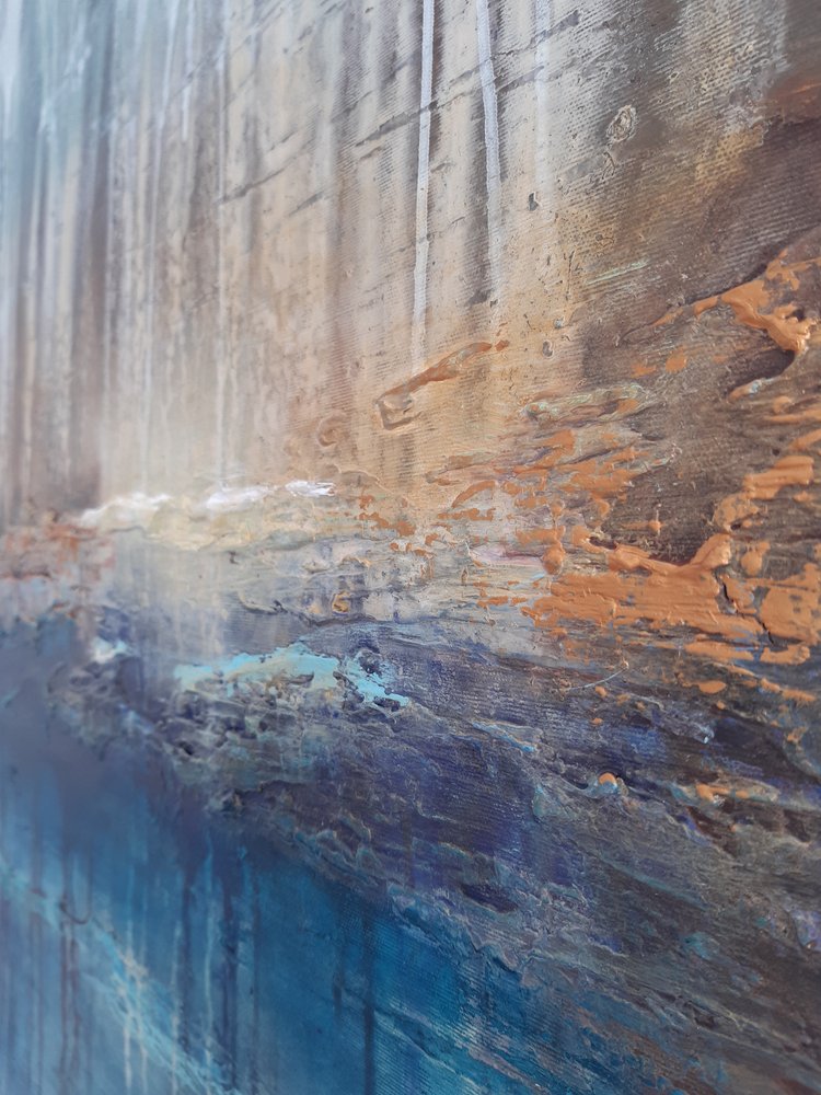 Textured Ocean Horizon by Gabriela Aleksandra Szuba