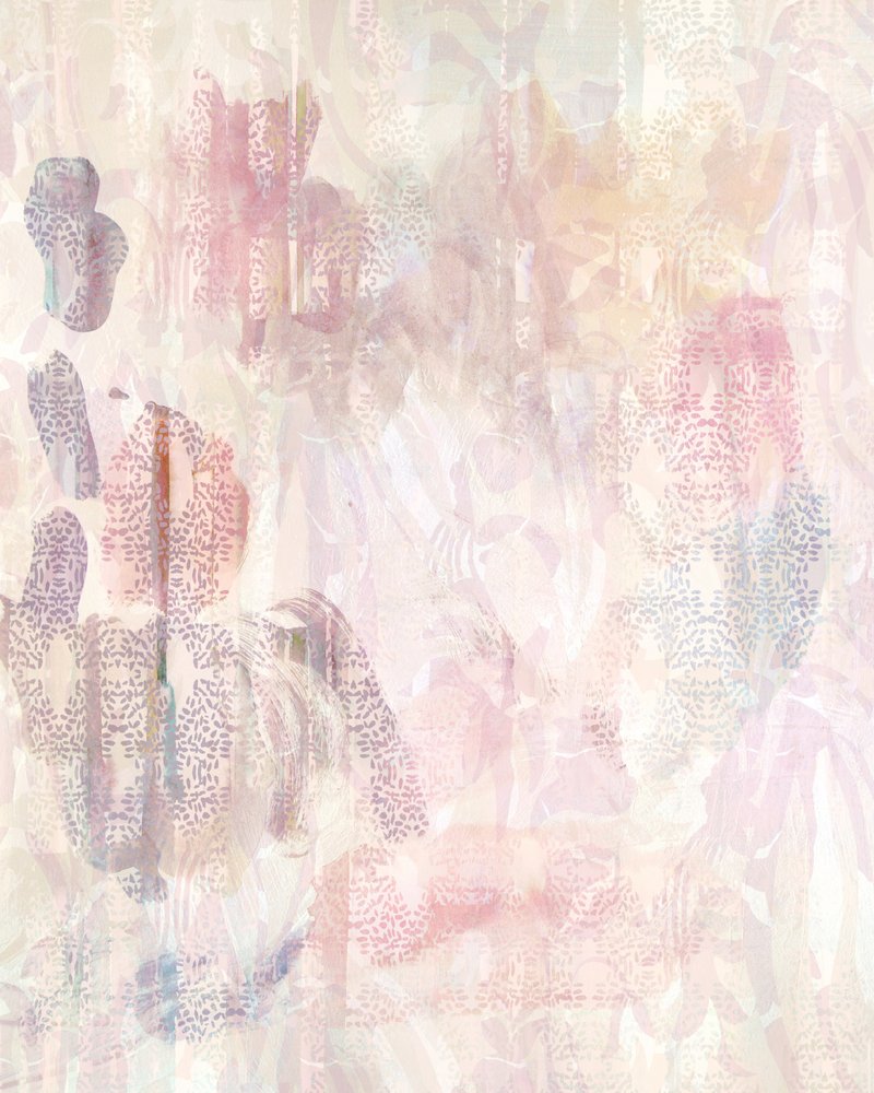 Gentle Floral Abstract by Gemma Bardot