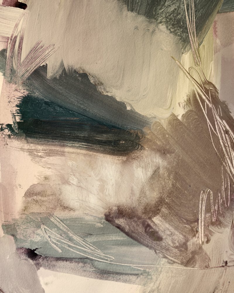 Muted Abstract Strokes by Gemma Bardot