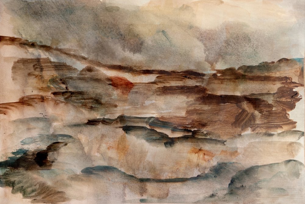 Stormy Earth Landscape by Gemma Bardot