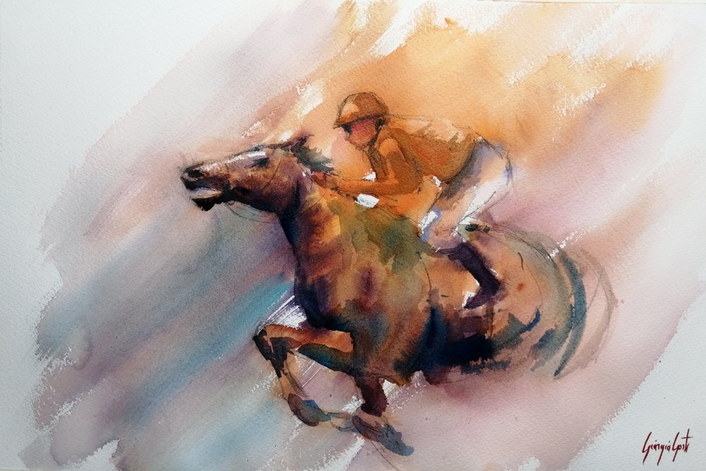 Galloping Racehorse Action by Giorgio Gosti