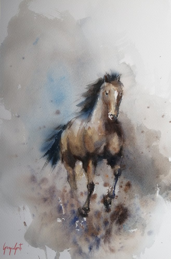 Wild Horse Gallop by Giorgio Gosti