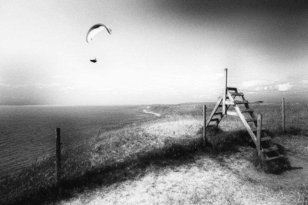 Coastal Paraglider View by Gustav Davidsson