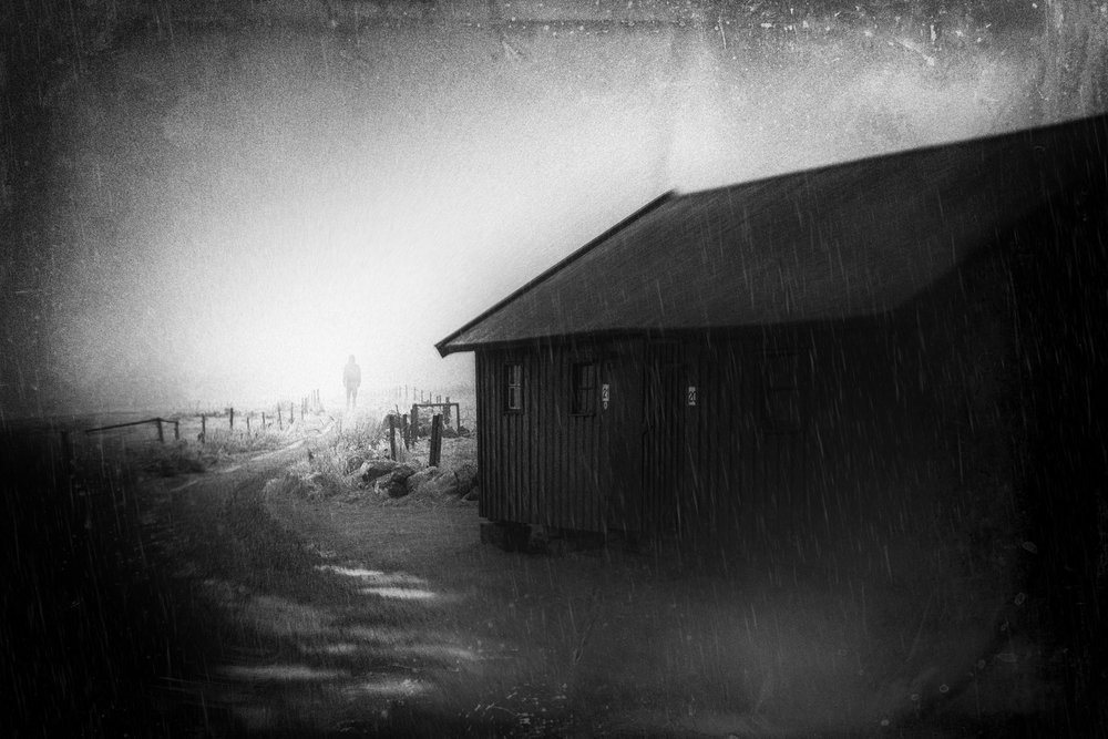 Lone Figure Winter Fog von Gustav Davidsson