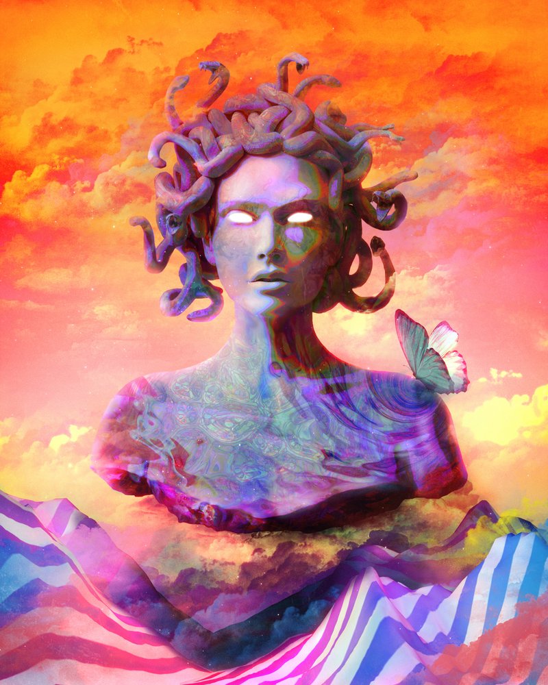 Mystic Medusa Sunset by Halit Benli