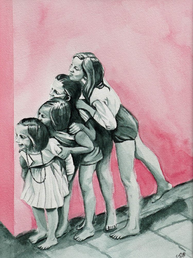 Sisters Piggyback Play by Ida Publishing