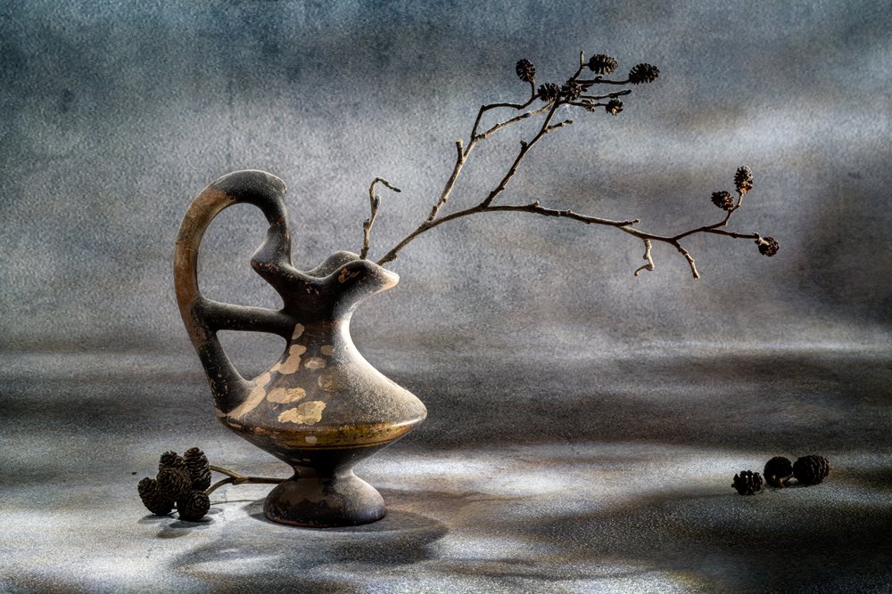Rustic Vase Still Life by Igor Kopcev