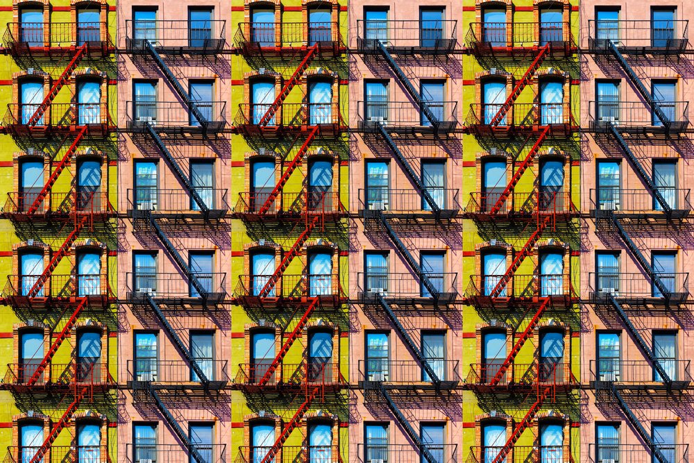Colorful Building Pattern by Igor Shrayer