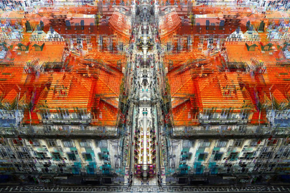 Vibrant City Rooftops by Igor Shrayer
