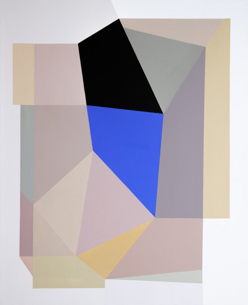 Blue Black Geometry by Ildefonso Martín
