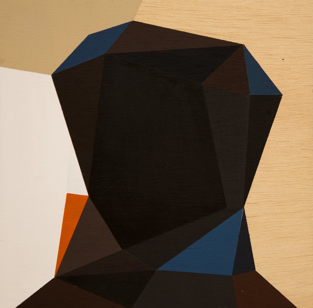 Faceted Abstract Portrait by Ildefonso Martín