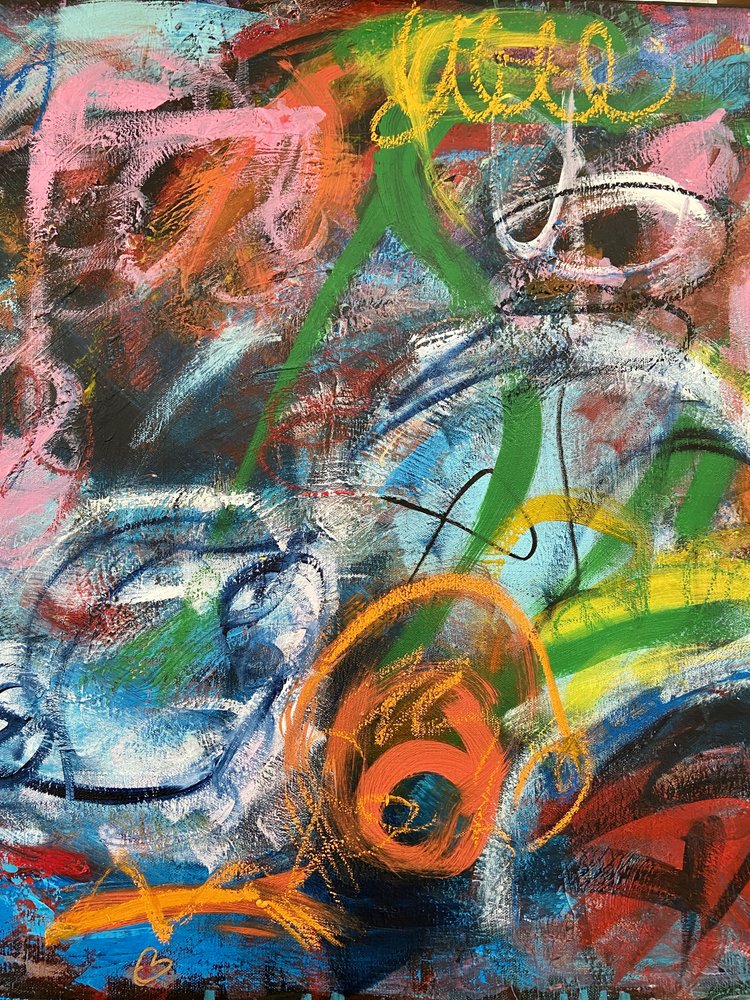 Colorful Abstract Expression by Irene Chua