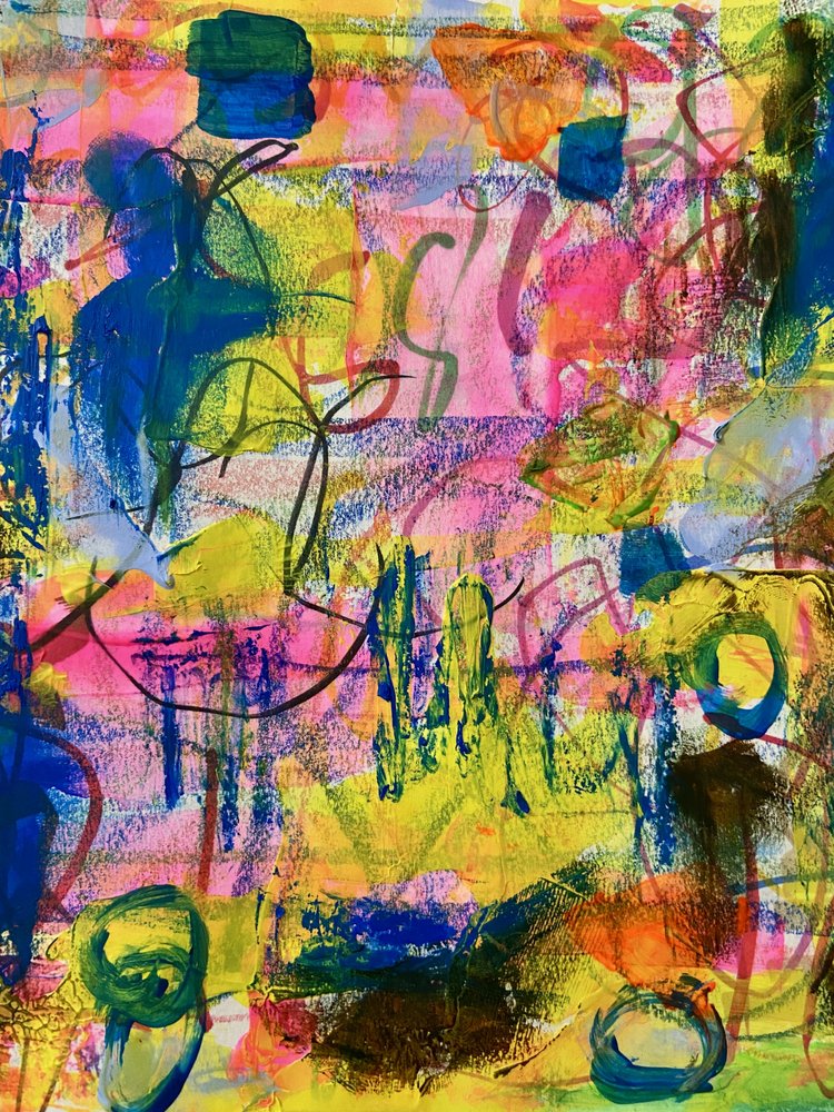 Colorful Abstract Expression by Irene Chua