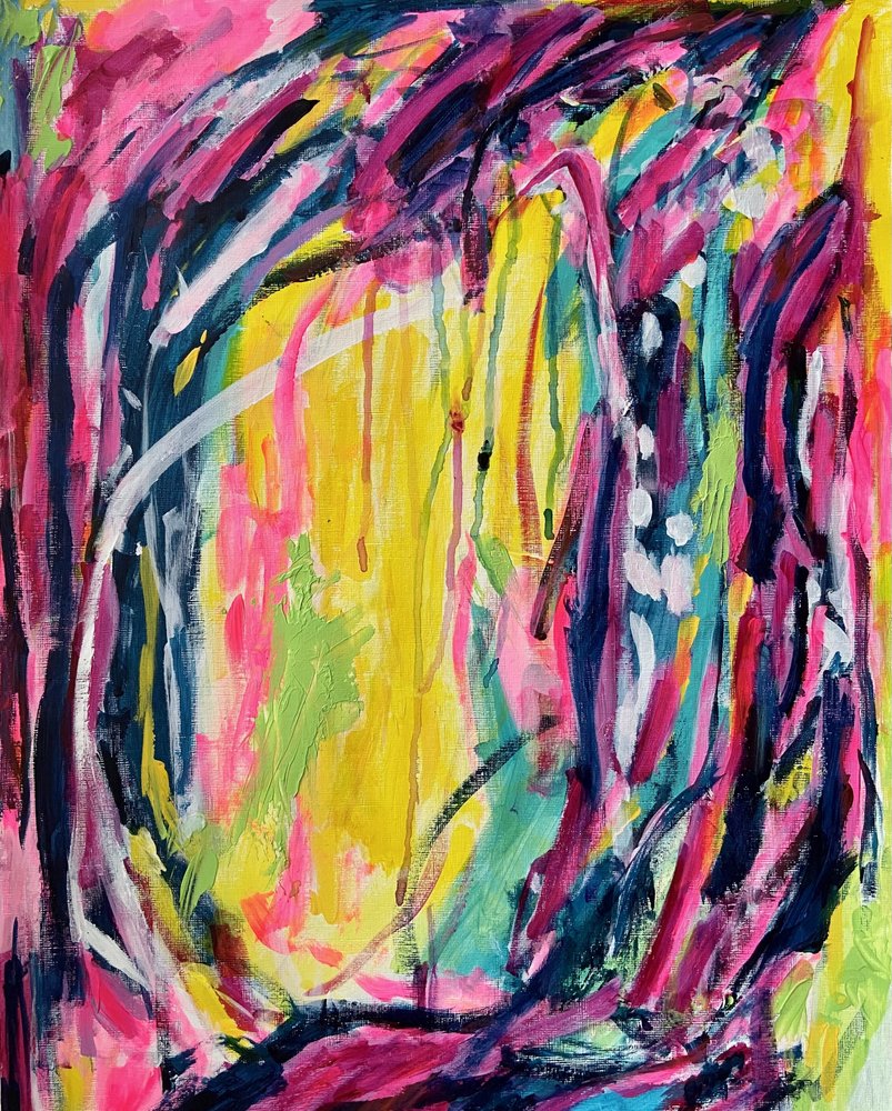 Vibrant Abstract Expression by Irene Chua