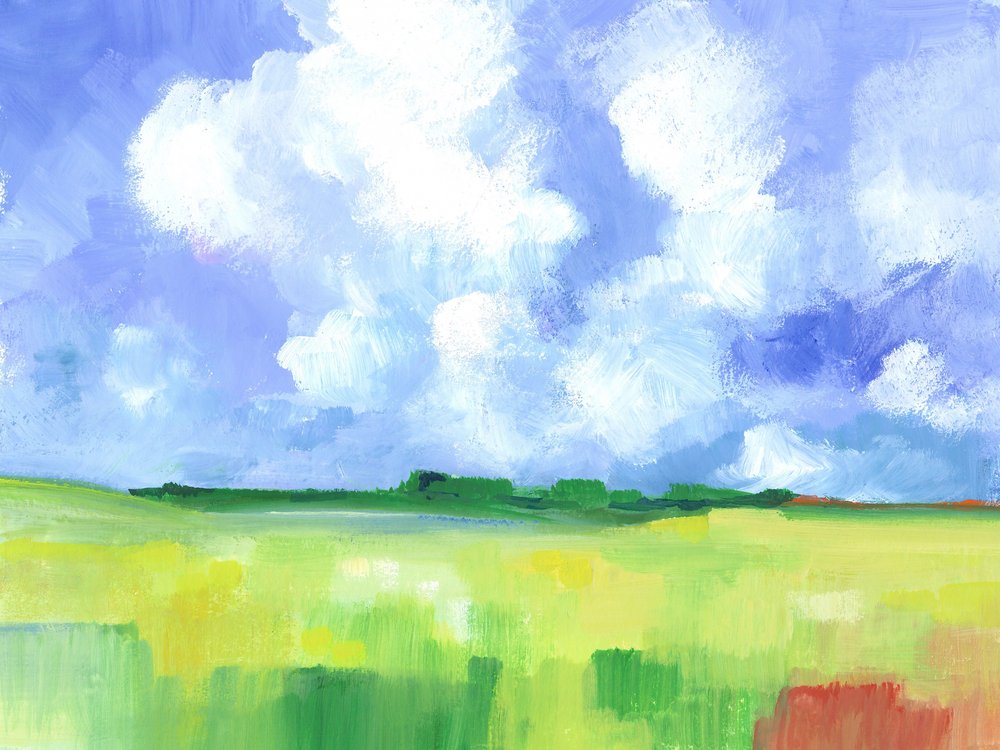 Abstract Landscape 03 by Isabelle Brent