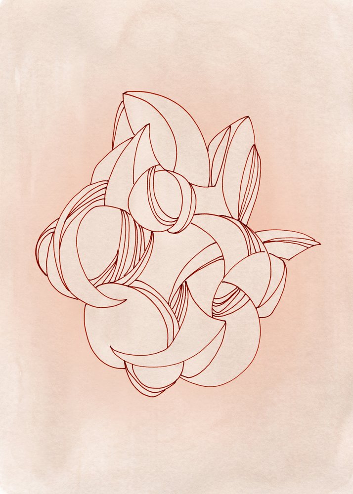 Flowing Organic Lines by Jenja Braun