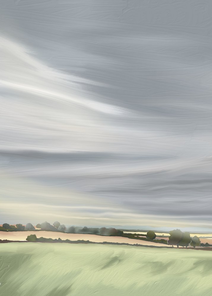 Calm Countryside Sky by Jenna Alheit