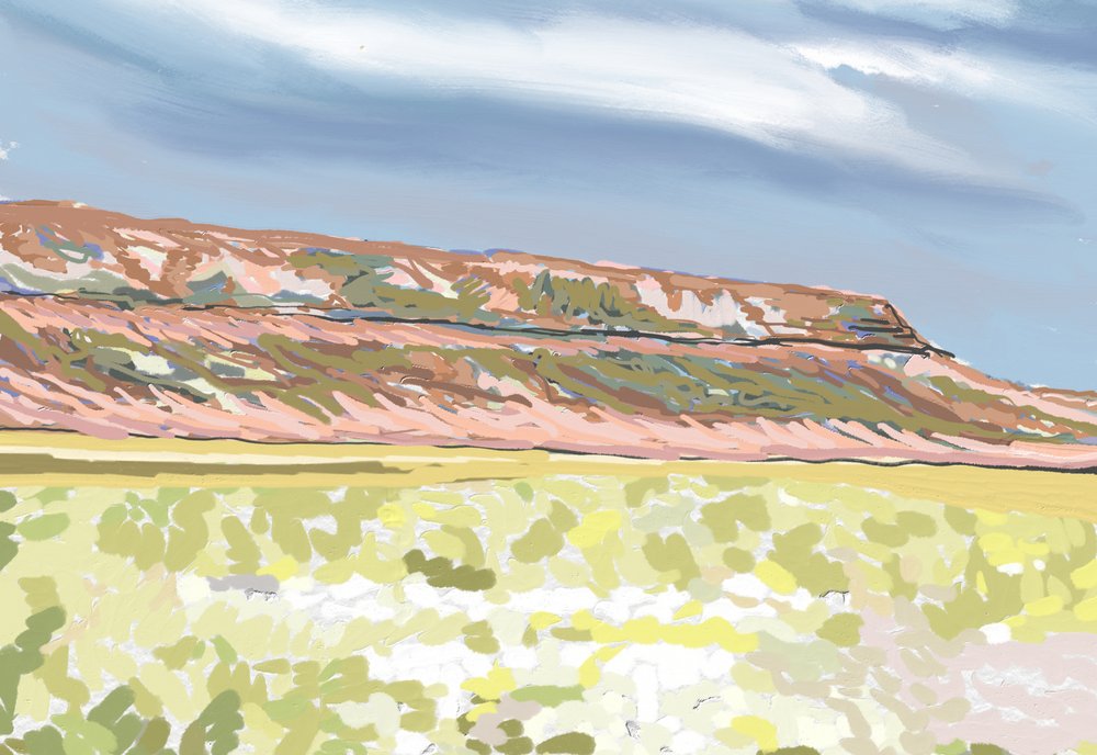 Painted Desert Mesa by Jenna Alheit