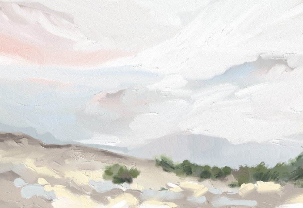 Serene Desert Sky by Jenna Alheit