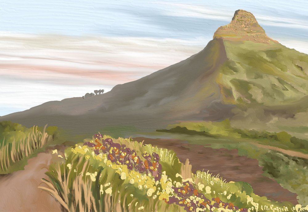 Wildflower Mountain Trail by Jenna Alheit