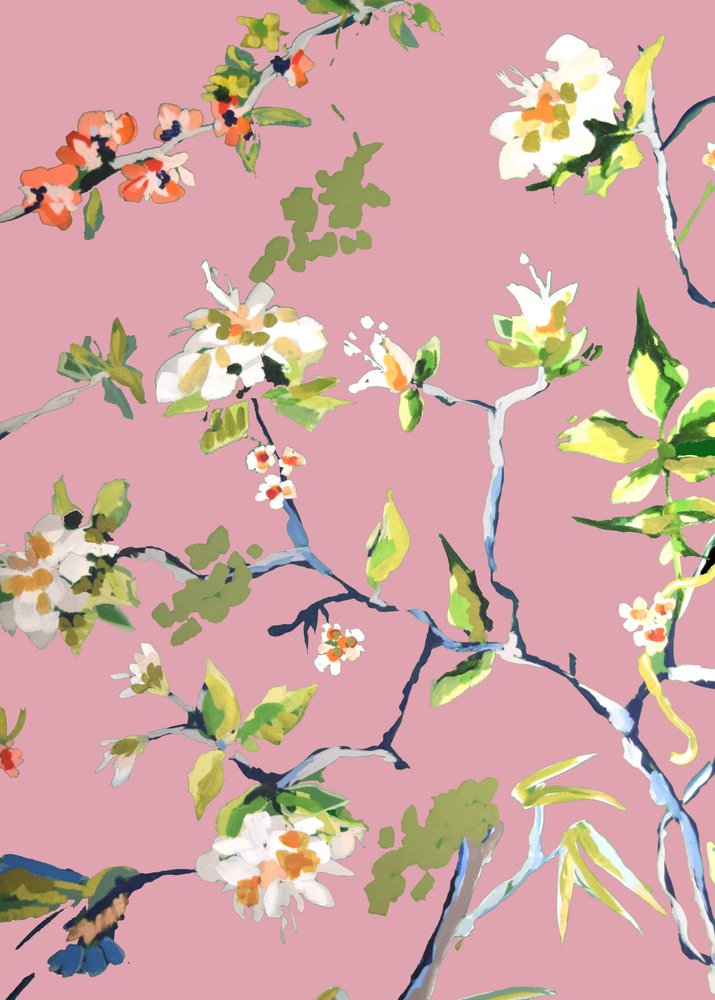 Dining Room Walls Pink by Jenny Westenhofer