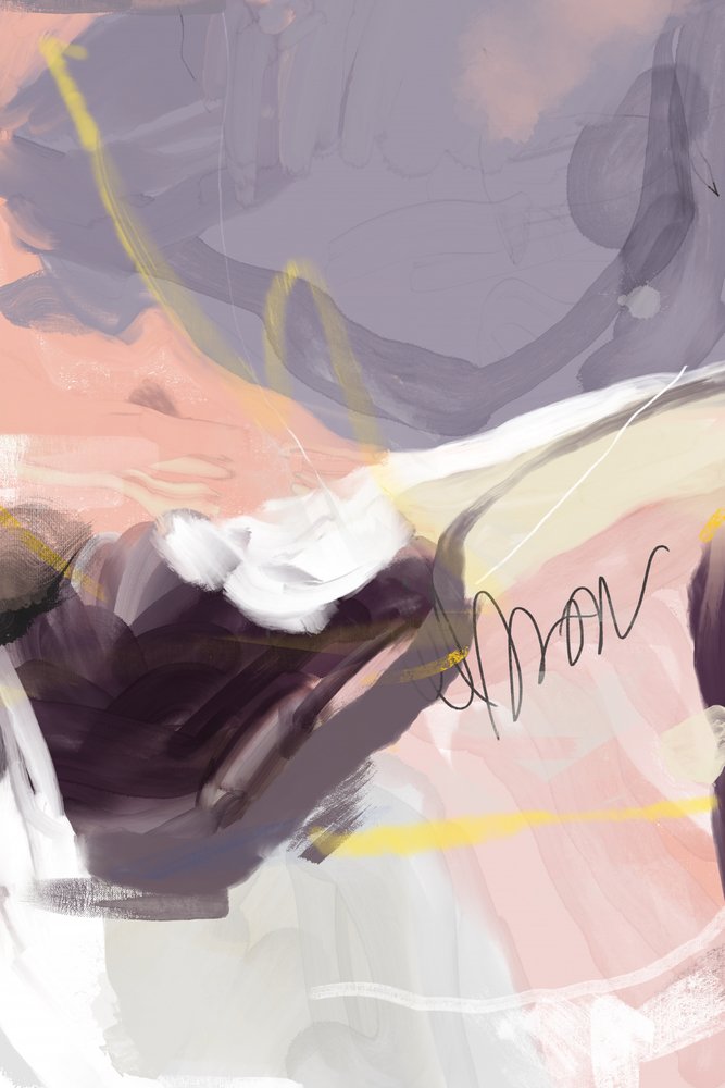 Soft Abstract Flow by Jilli Darling