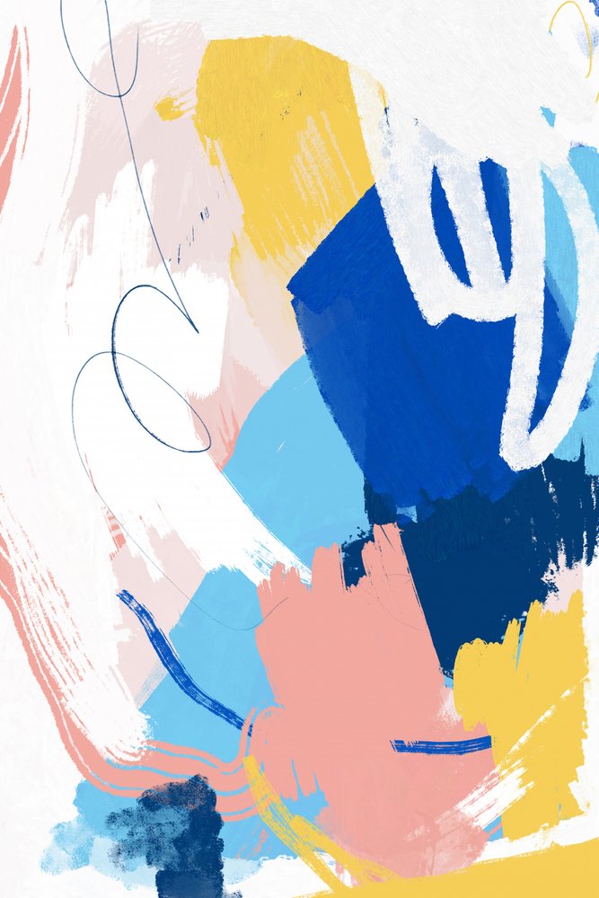 Vibrant Abstract Strokes by Jilli Darling