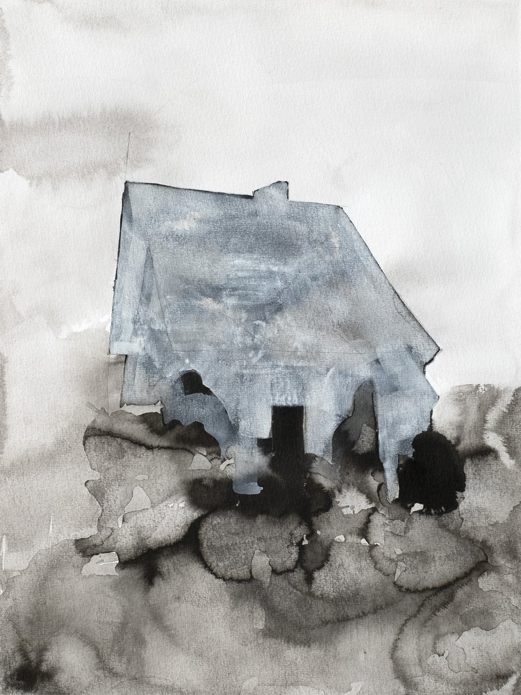 Lone Grey House by Joshua Hoskins