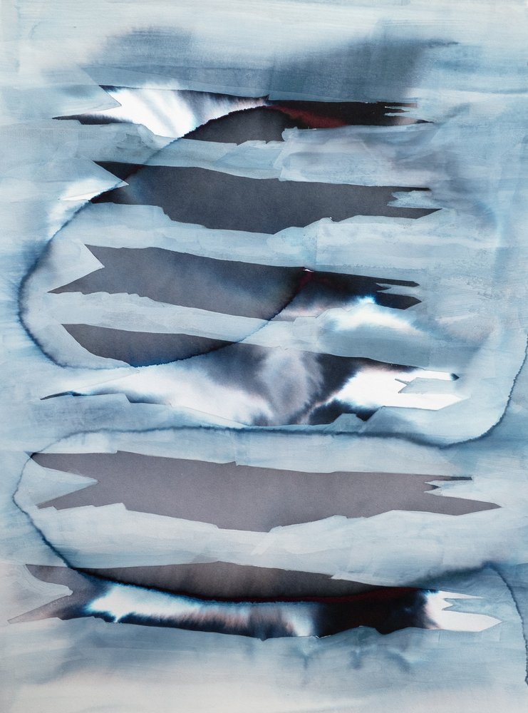 Washed Indigo Layers by Joshua Hoskins