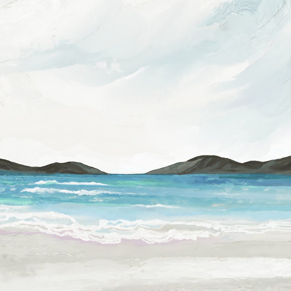 Calm Coastal Horizon by Josie George