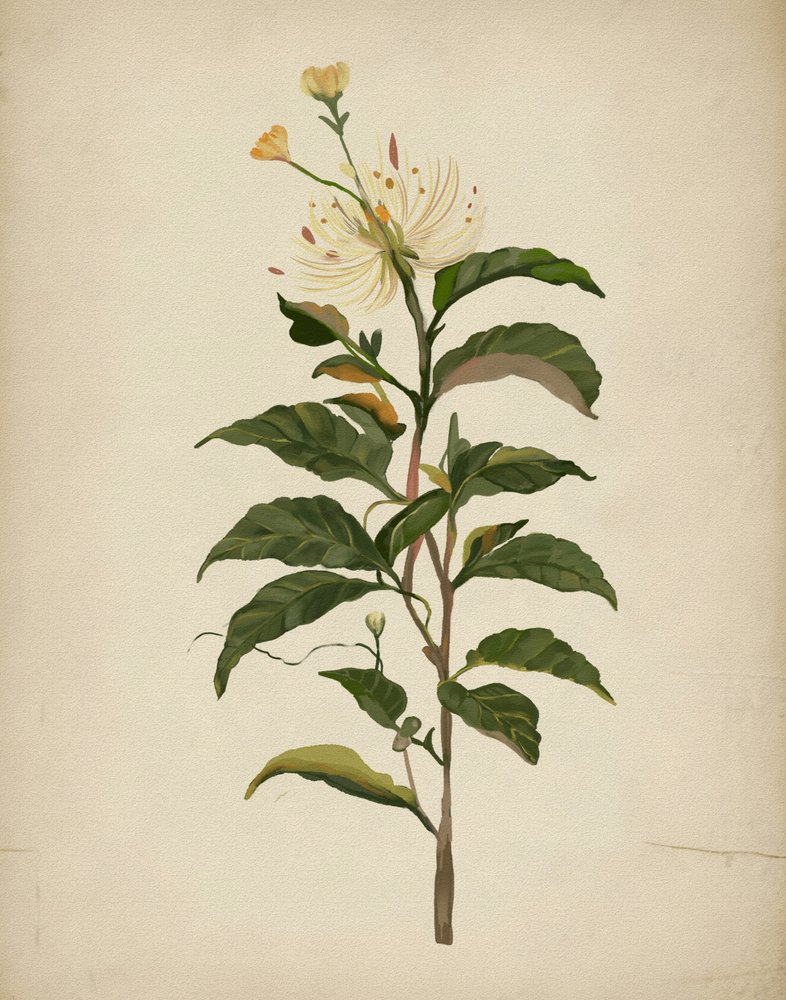 Elegant Botanical Bloom by Josie George