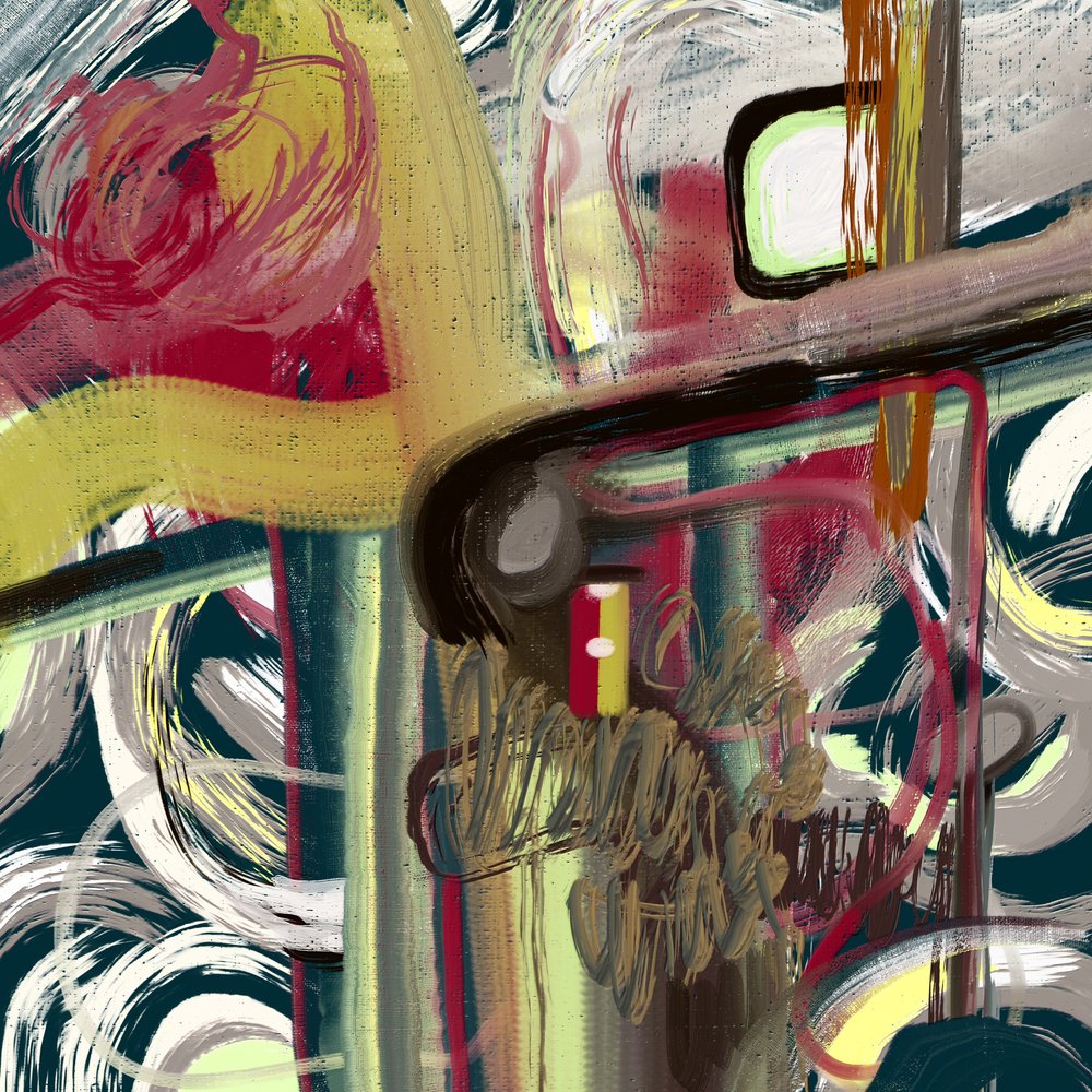 Vibrant Abstract Strokes by Josie George