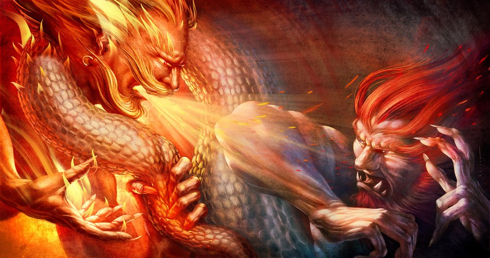 Primal Fire Fight by Juan Hernaz