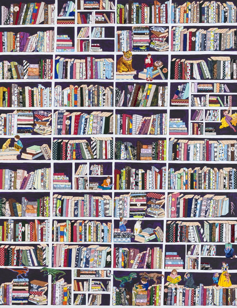 Bookshelves Full Of Wonder by Jukyong Park