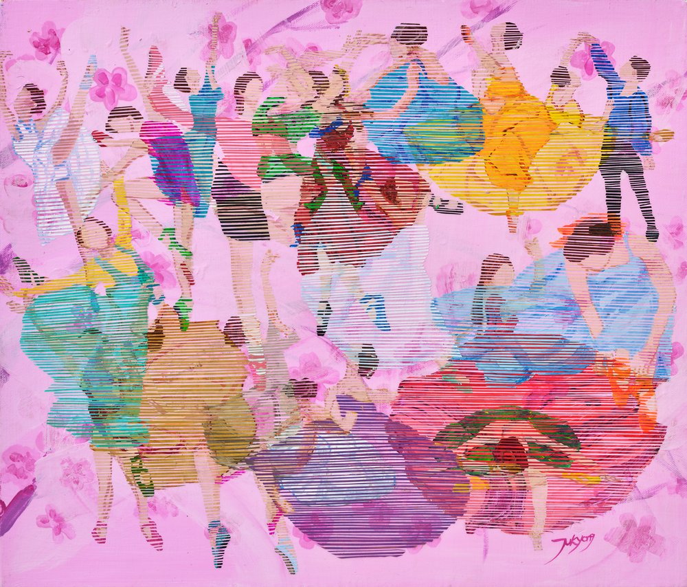Colorful Ballet Dance by Jukyong Park