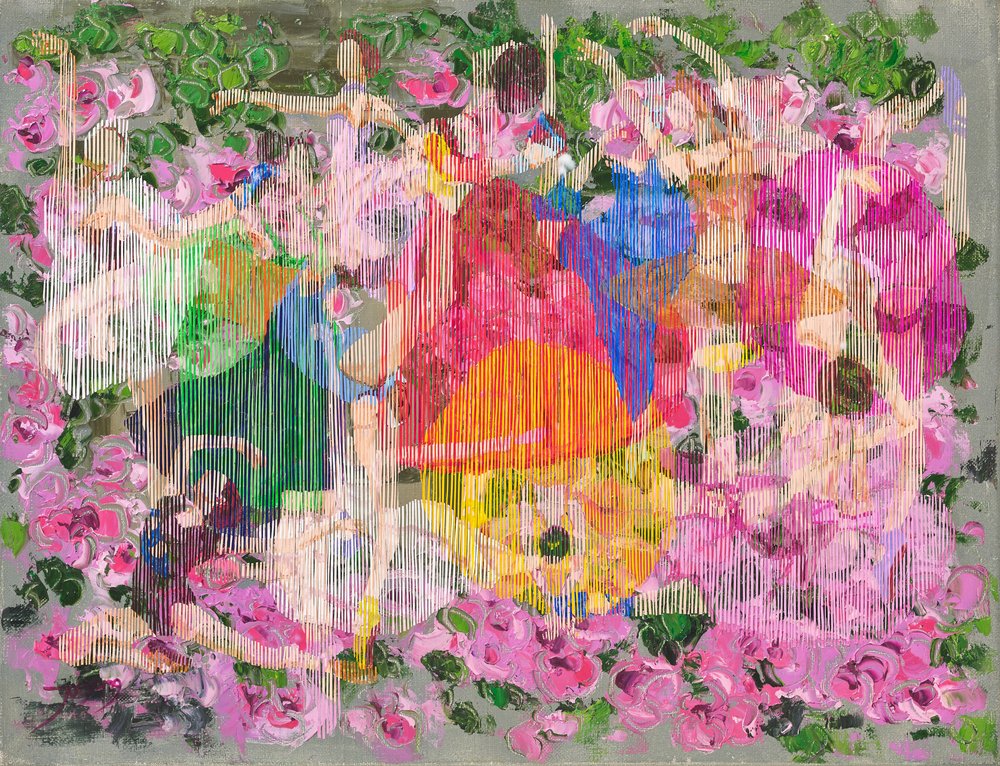 Joyful Garden Dancers by Jukyong Park