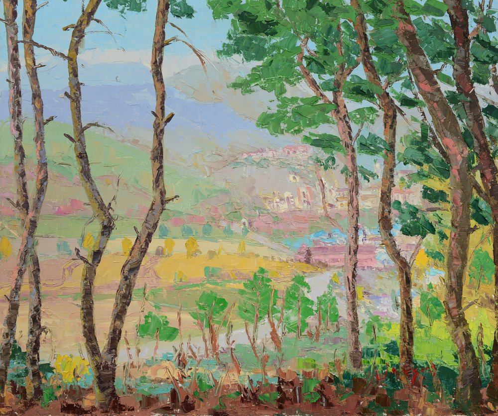 Scenic Valley Village by Jukyong Park