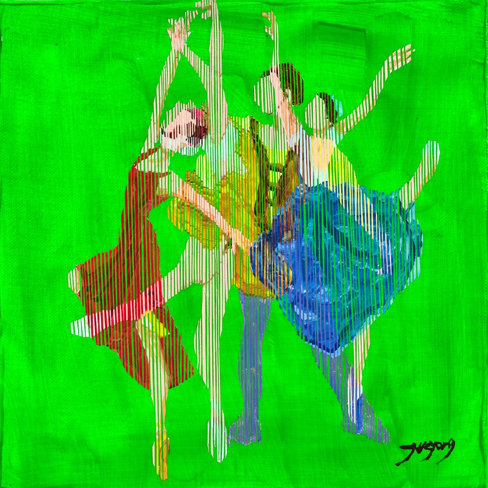 Vibrant Ballet Dancers by Jukyong Park