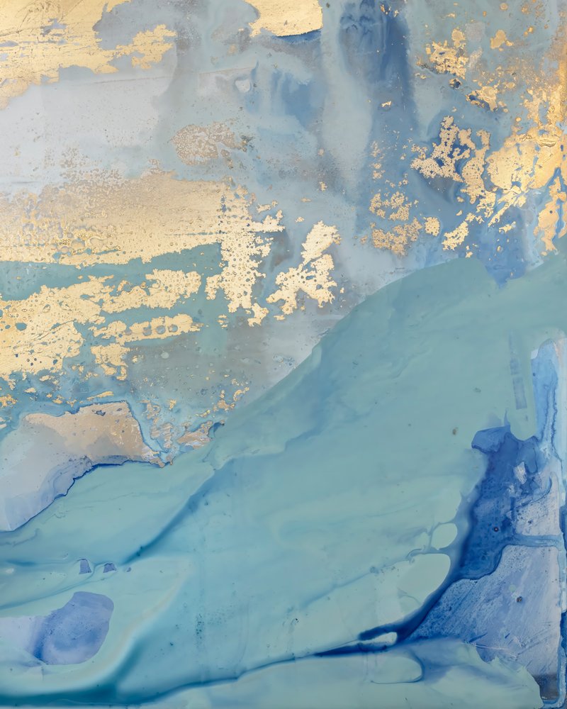 Golden Wavescape by Julia Contacessi