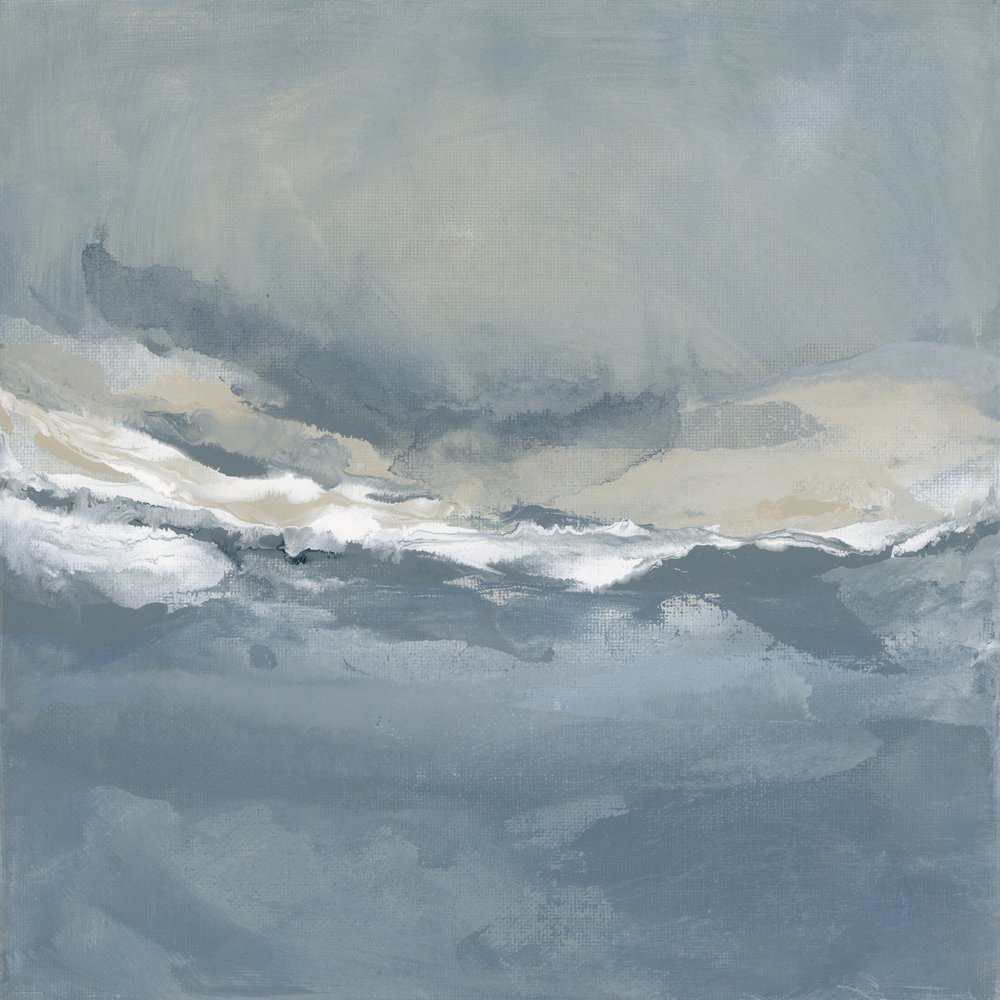 Serene Rolling Waves Beneath a Tranquil Sky by Julia Contacessi