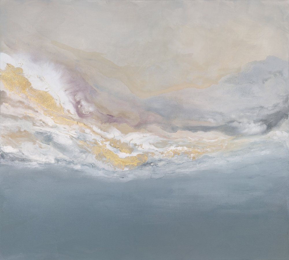 Swirling Clouds in Muted Tones by Julia Contacessi