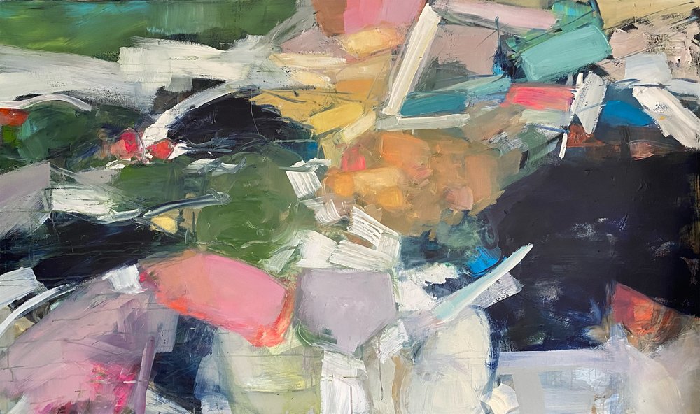Colorful Abstract Energy by Julia Purinton