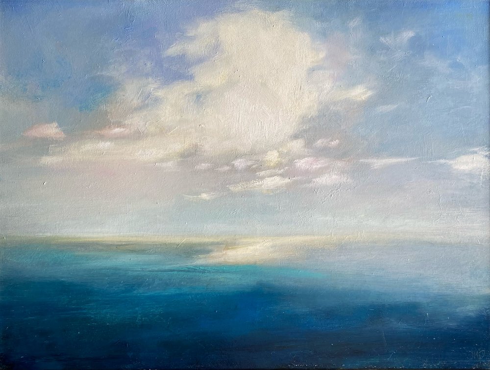 Serene Ocean Horizon by Julia Purinton